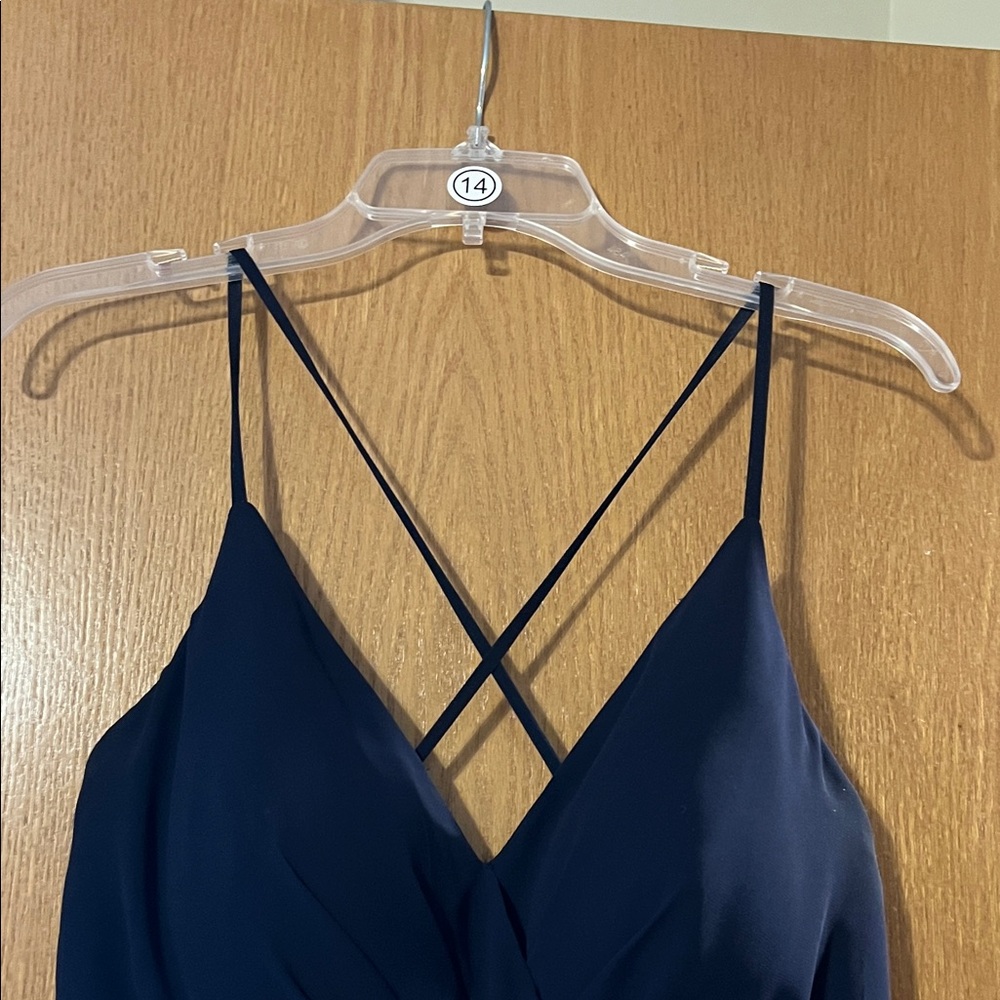Navy Blue Strappy Dress